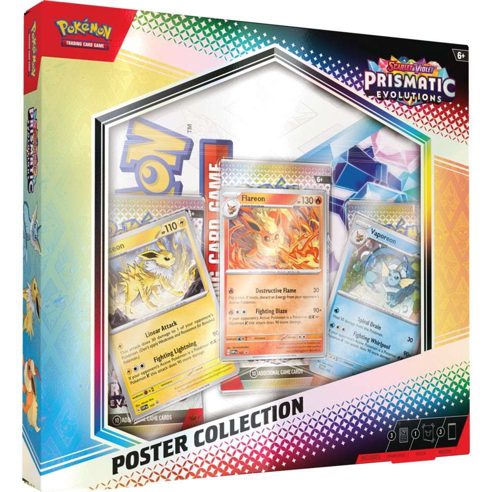 Pokemon TCG: Prismatic Evolutions - Poster Collection