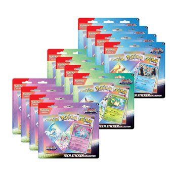 Pokemon TCG: Prismatic Evolutions - Tech Sticker Bundle (12)