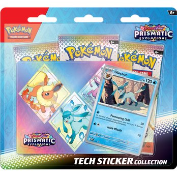 Pokemon TCG: Prismatic Evolutions - Tech Sticker Bundle (12)