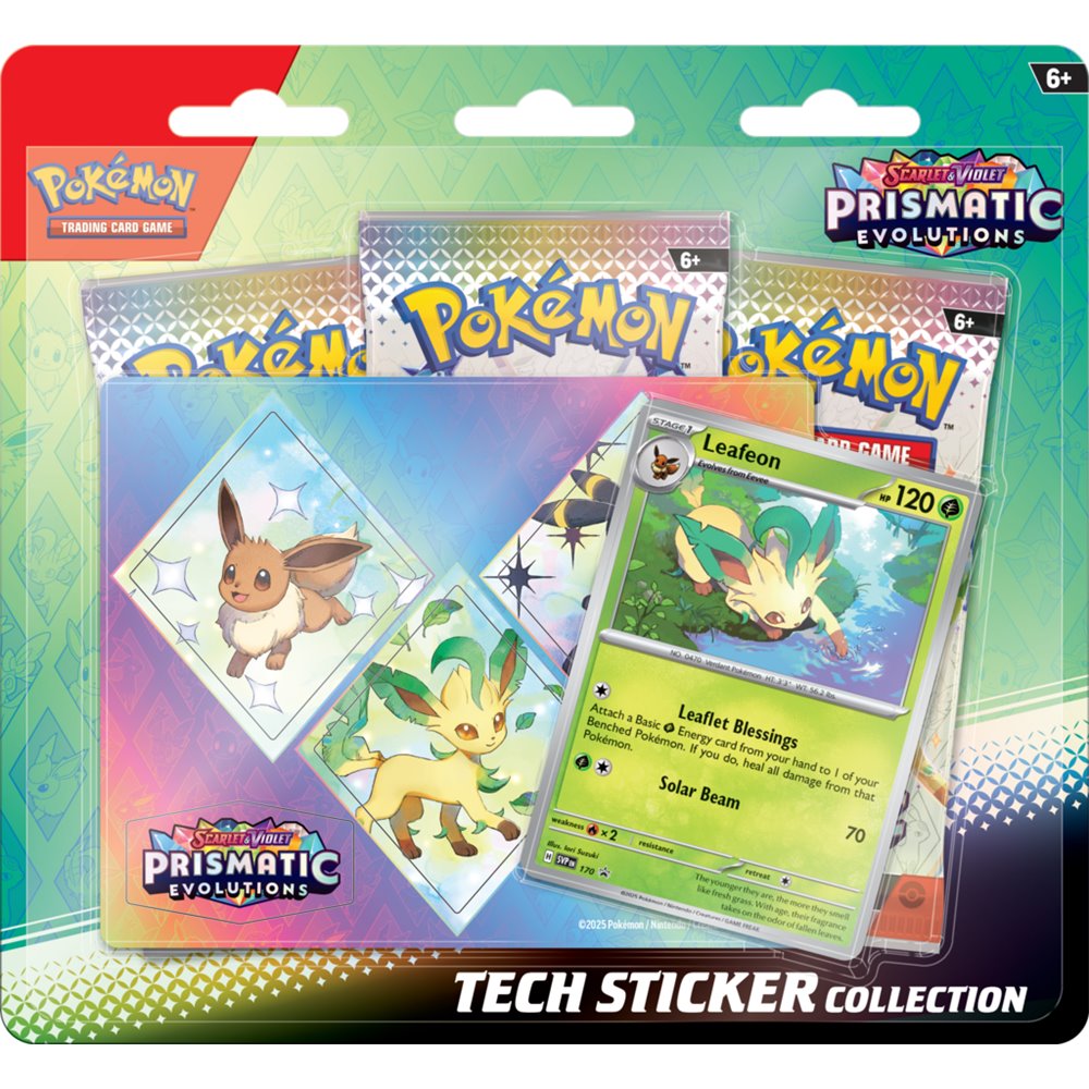 Pokemon TCG: Prismatic Evolutions - Tech Sticker Bundle (12)