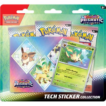 Pokemon TCG: Prismatic Evolutions - Tech Sticker Bundle (12)