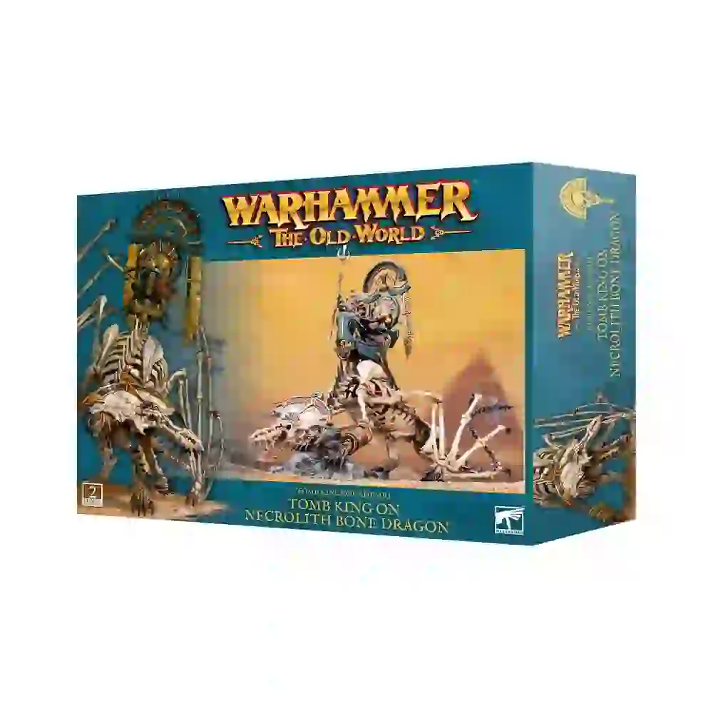 Warhammer The Old World Tomb Kings of Khemri: Tomb King on Necrolith Bone Dragon