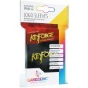 Gamegenic KeyForge Logo Koszulki - Czarne (40szt)