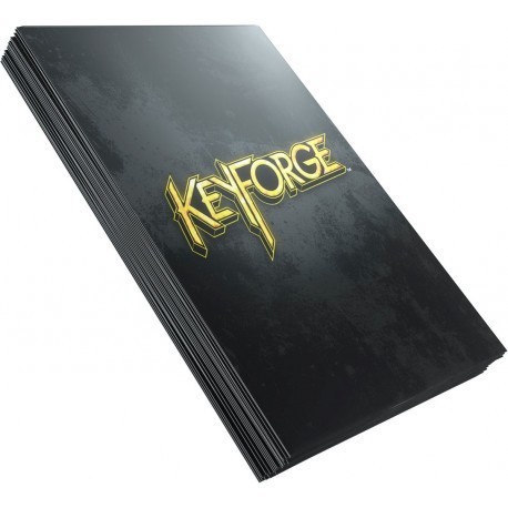 Gamegenic KeyForge Logo Koszulki - Czarne (40szt)