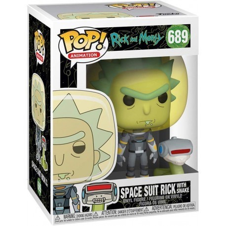 POP! Rick & Morty - Space Suit Rick with Snake