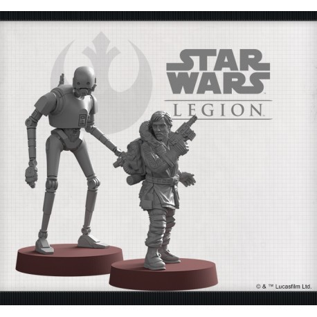 Star Wars Legion - Cassian Andor and K-2S0