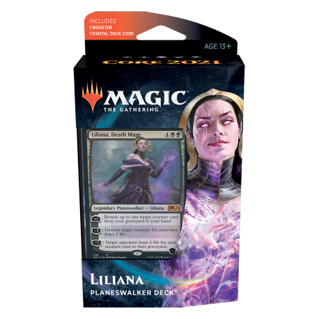 Magic The Gathering Core Set 2021 Planeswalker Deck (Liliana)