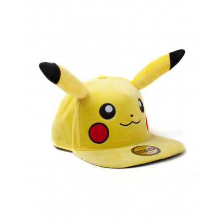 Czapka - Pokémon - Pikachu Plush Snapback