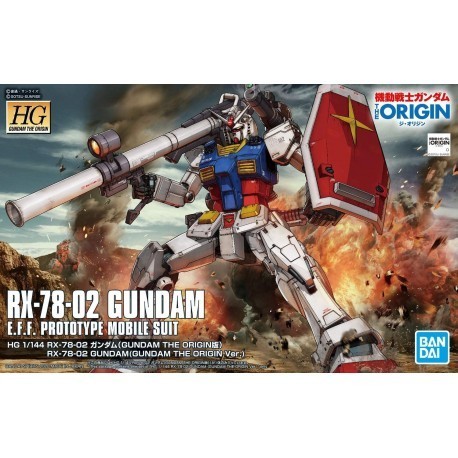 HG 1/144 RX-78-02 Gundam (Gundam the Origin)