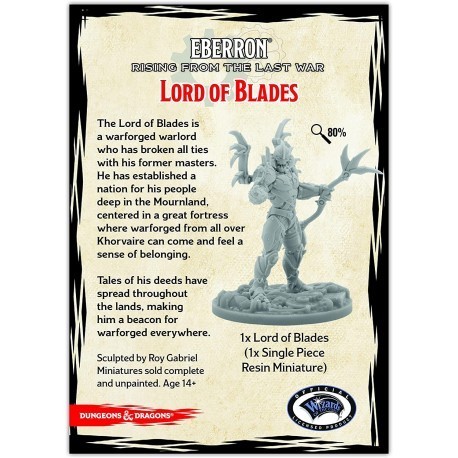 Dungeons & Dragons - Eberron Warforged - Eberron Lord Of Blades