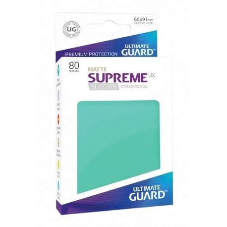 Ultimate Guard Koszulki Supreme UX Standard Matte Turkusowe (80)