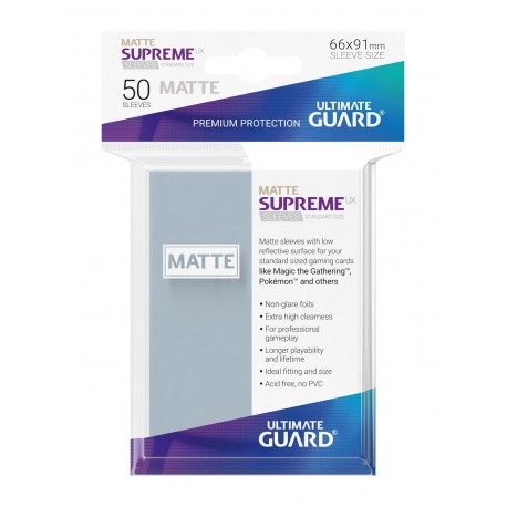 Ultimate Guard Koszulki Supreme UX Standard Matte Transparent (50)