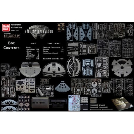 Star Wars Millennium Falcon 1/72 Bandai