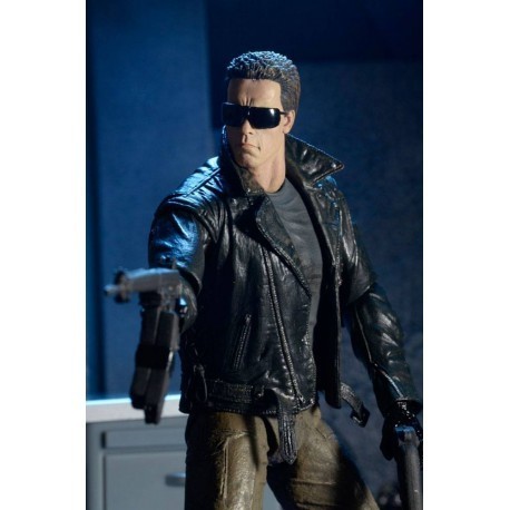 Terminator - T-800 Police Station Assault (Motorcycle Jacket) 18cm