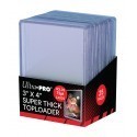 Ultra-Pro Toploader - 3" x 4" Thick Clear (75pt) (25 pieces)