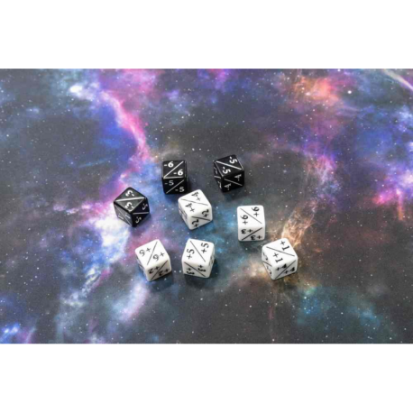 Kraken Wargames Dice - Positive/Negative D6 Dice 16 mm