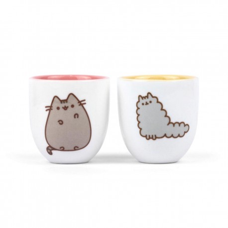 Pusheen Egg Cup 2 Pack Stormy & Pusheen