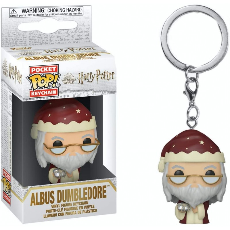POP! Keychain Harry Potter Holiday - Dumbledore