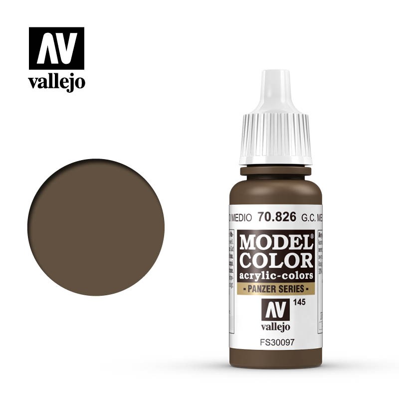 Vallejo Model Color 70.826 German Camouflage Medium Brown (145)