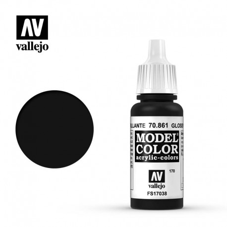 Vallejo Model Color 70.861 Gloss Black (170)
