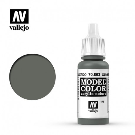 Vallejo Model Color 70.863 Gunmetal Grey (179)