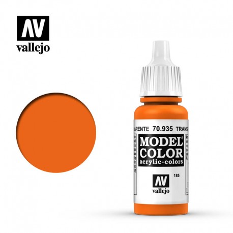 Vallejo Model Color 70.935 Transparent Orange (185)
