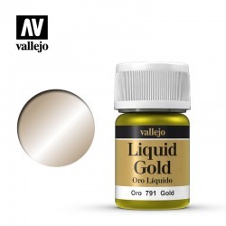 Vallejo Liquid Gold 70.791 Gold (Alcohol Based) 35ml (212)