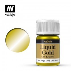 Vallejo Liquid Gold 70.792 Old Gold (Alcohol Based) 35ml (213)