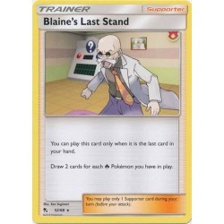 Blaine's Last Stand...