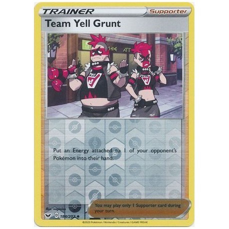 Team Yell Grunt (SS184/202) [NM/RH]