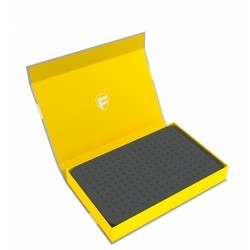 Feldherr - Magnetic Box yellow with 25 mm pick and pluck foam
