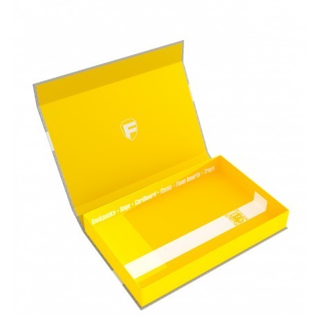 Feldherr - Magnetic Box yellow with 25 mm pick and pluck foam