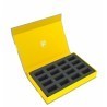 Feldherr - Magnetic Box yellow for 16 miniatures
