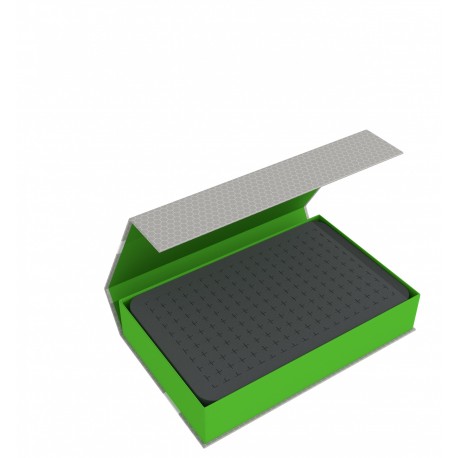 Feldherr - Magnetic Box green with 40 mm pick and pluck foam