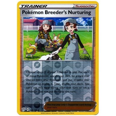 Pokemon Breeder's Nurturing (DA166/189) [NM/RH]