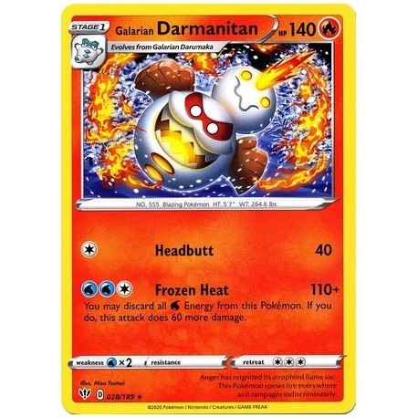 Galarian Darmanitan (DA28/189) [NM]