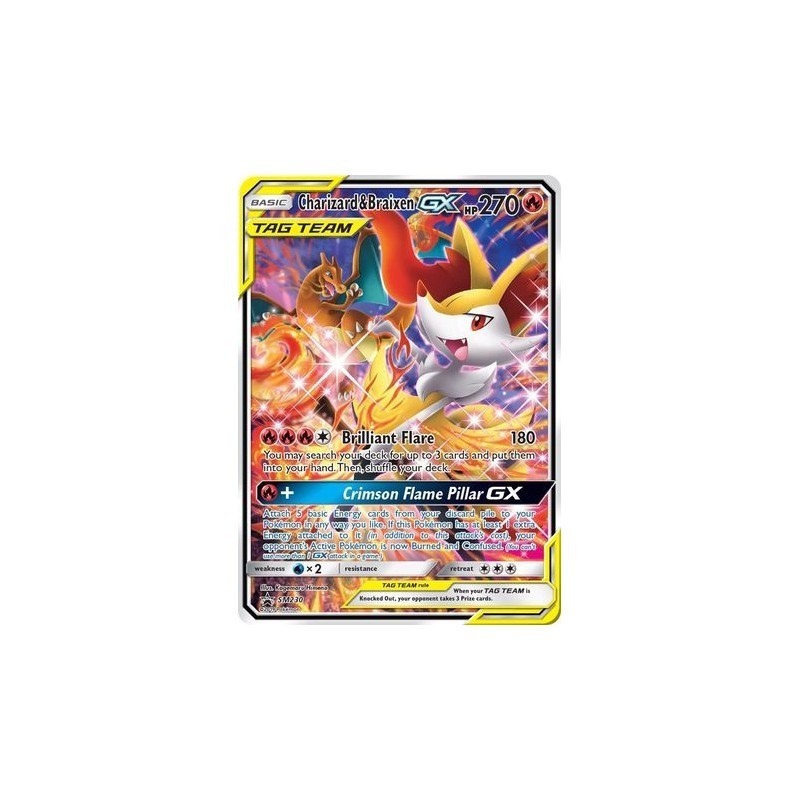 Charizard & Braixen GX (SM230) [NM]