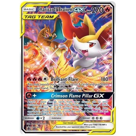 Charizard & Braixen GX (SM230) [NM]