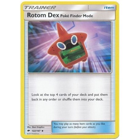 Rotom Dex Poke Finger Mode (BS122/147) [NM]