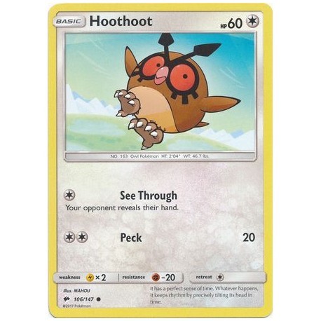 Hoothoot (BS106/147) [NM]