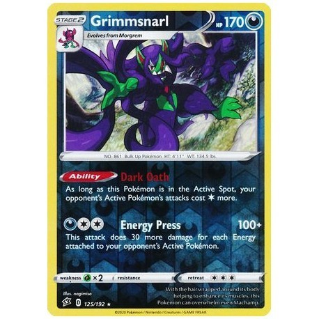 Grimmsnarl (RC125/192) [NM/RH]