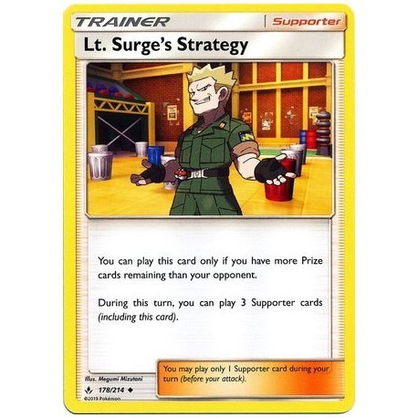 Lt. Surge's Strategy (UB178/214) [NM]