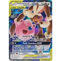 MegaLopunny & Jigglypuff GX (CE165/236) [NM]