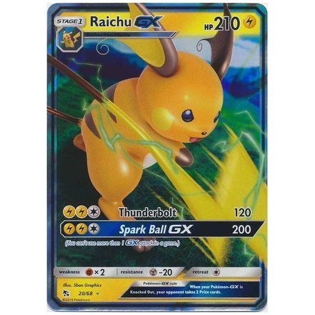 Raichu GX (HF20/68) [NM]