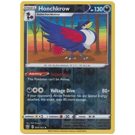 Honchkrow (BS94/163) [NM/RH]