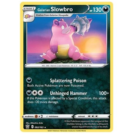 Galarian Slowbro (BS92/163) [NM]