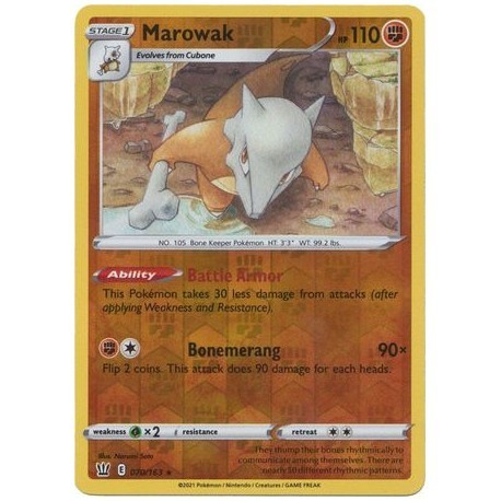 Marowak (BS70/163) [NM/RH]