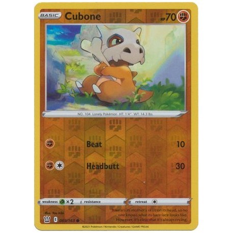 Cubone (BS69/163) [NM/RH]