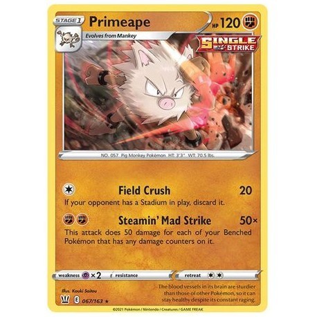 Primeape (BS67/163) [NM]