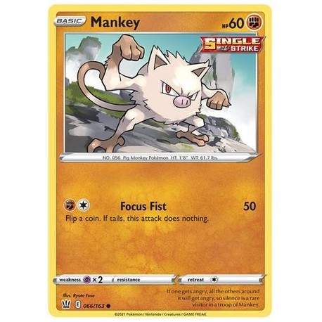 Mankey (BS66/163) [NM]